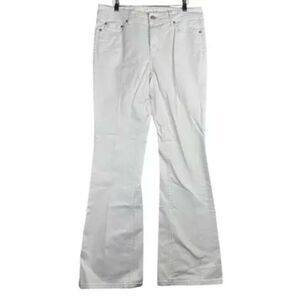 Cache Women's White Stretch Bootcut Size 14